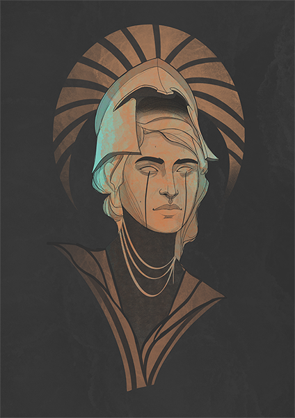 Print - The Intensity of Athena