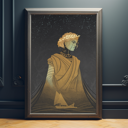 Print - Athena protector of Ulysses