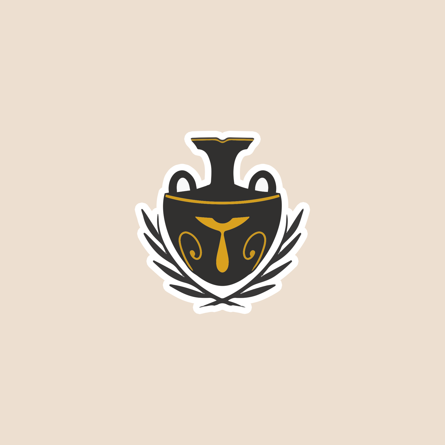 Set de 5 stickers - Noir & Jaune