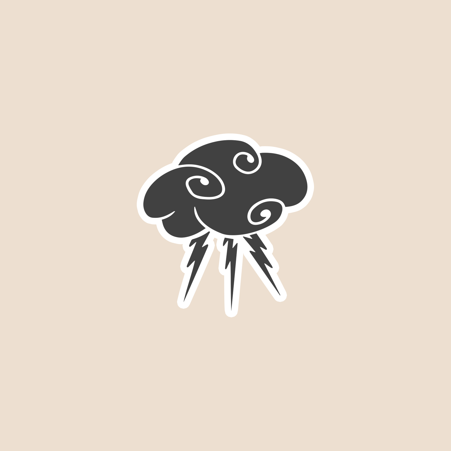 Set de 5 stickers - Noir & Jaune