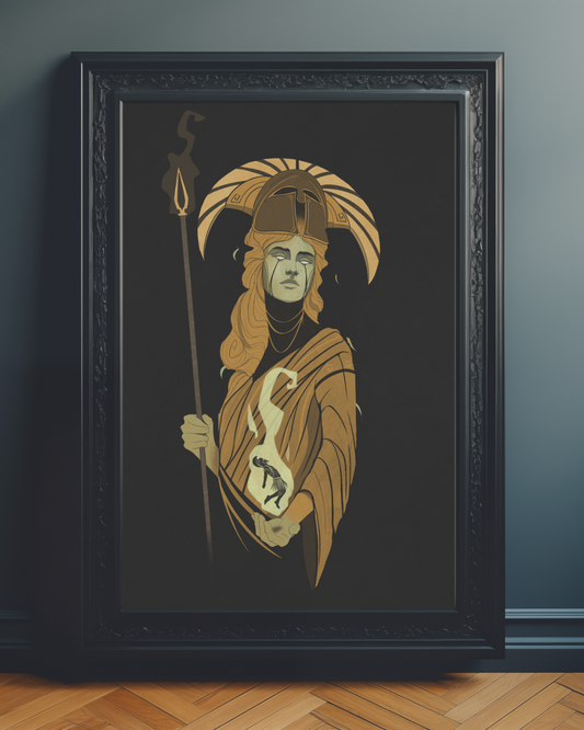 Print - Athena protector of Ulysses