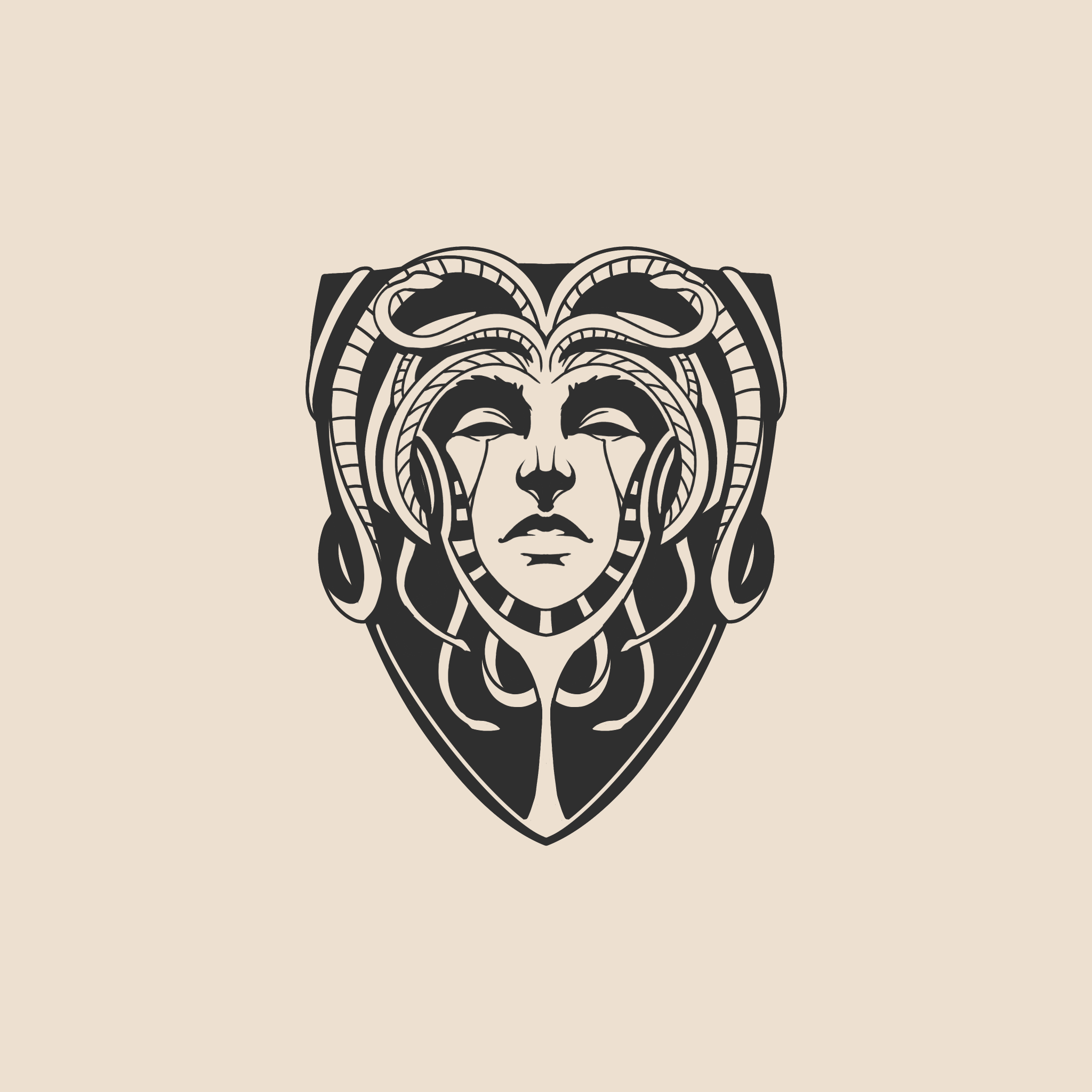 Stheno shield (gorgon) - 1367