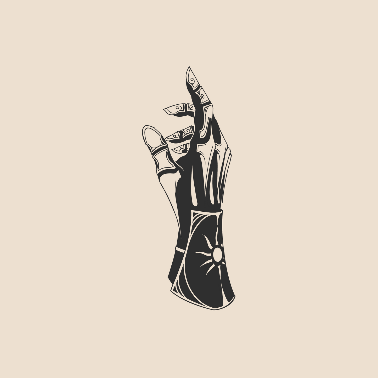 Black sun gauntlet - 1430