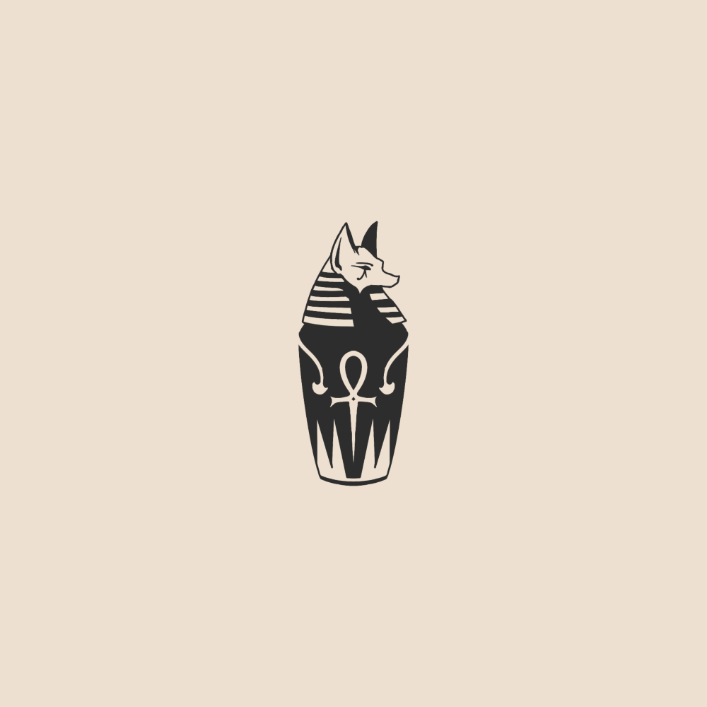 Anubis canopic jar - 1995