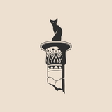 Ramesseum column with cat - 1176