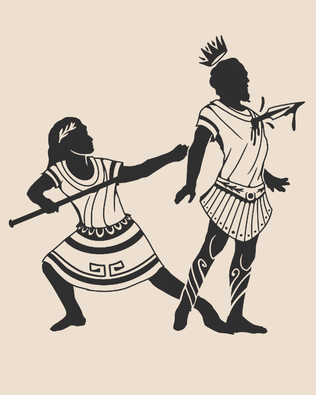 Clytemnestre & Agamemnon - 1451