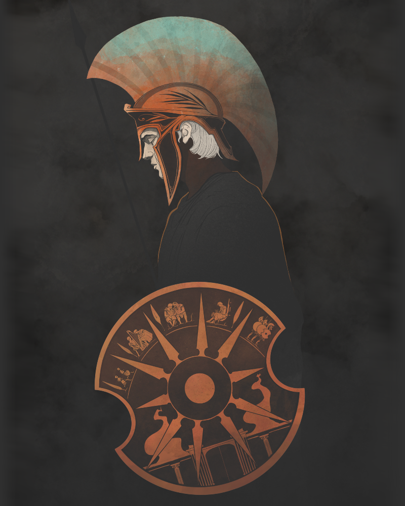 Print - Achilles - The gods envy us