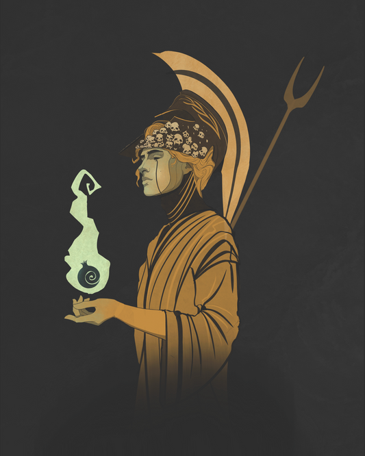 Print - Athena protector of Ulysses