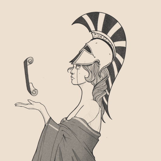 Athena and the scroll of wisdom - 820