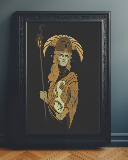 Print - Athena protector of Ulysses