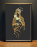 Print - Athena protector of Ulysses