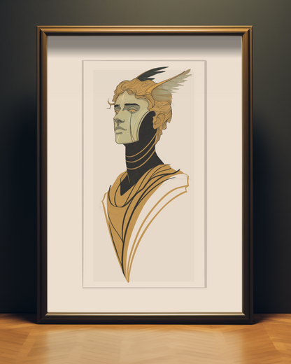 Print - Athena protector of Ulysses