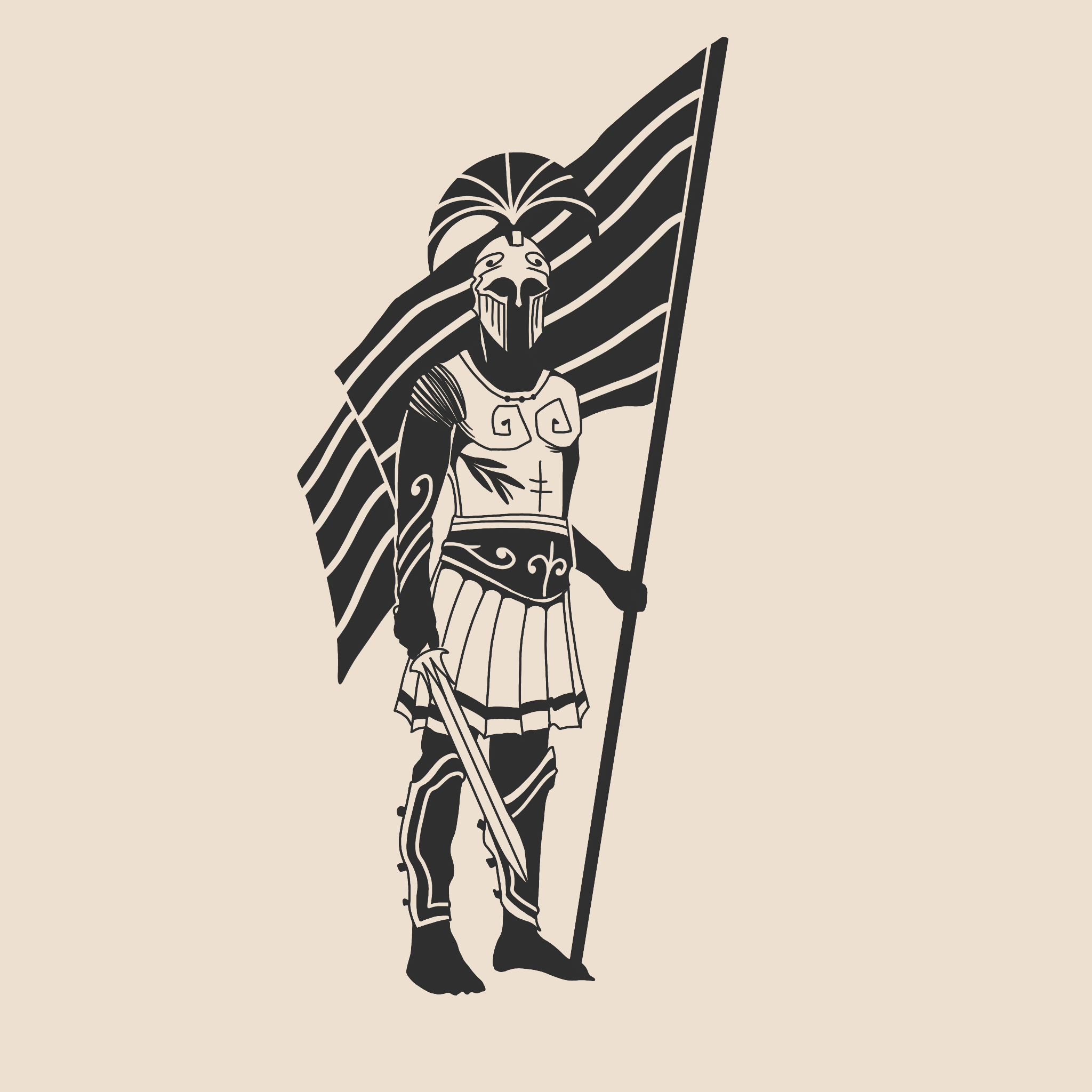 Flag bearer Myrmidon - 993