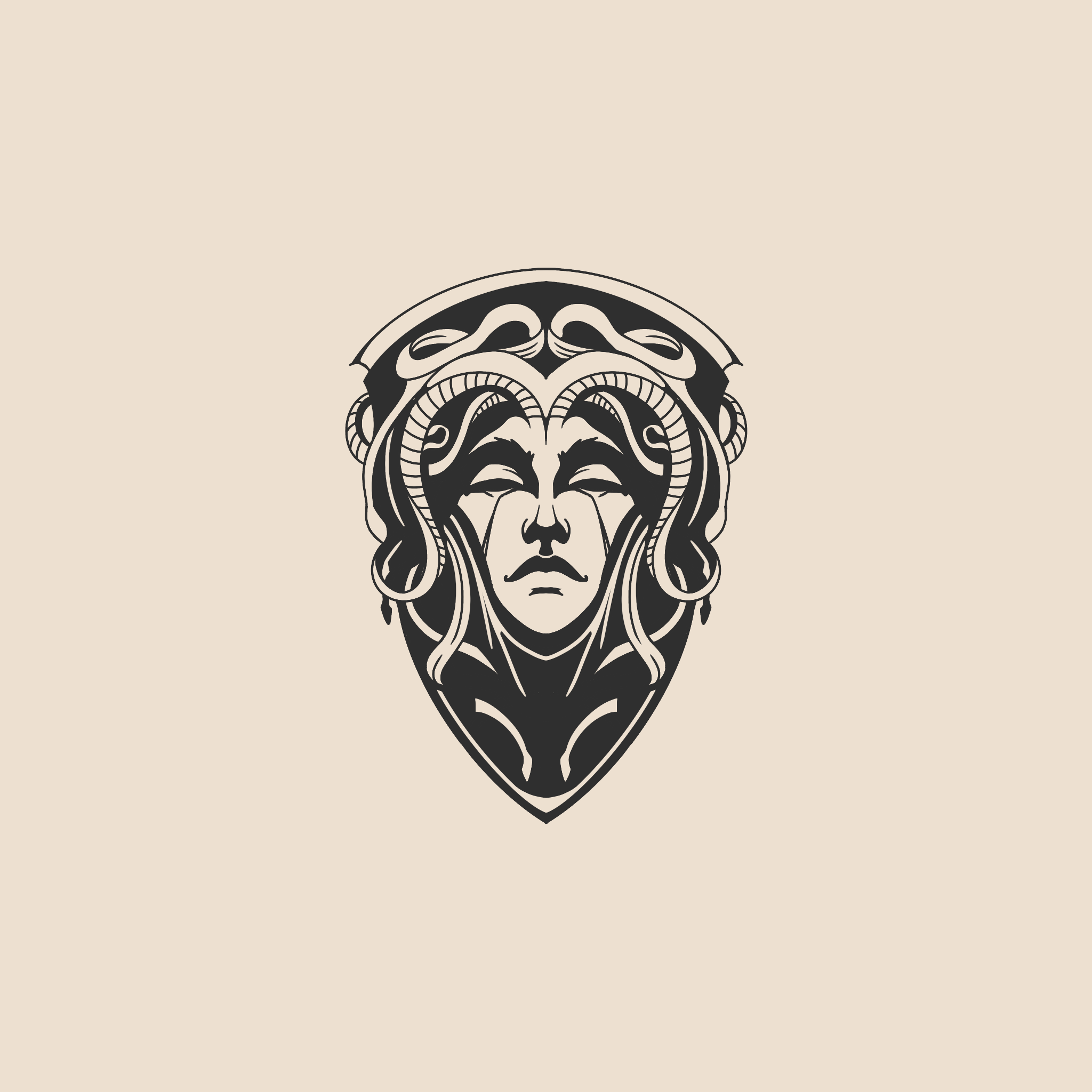 Euryale shield (gorgon) - 1366 