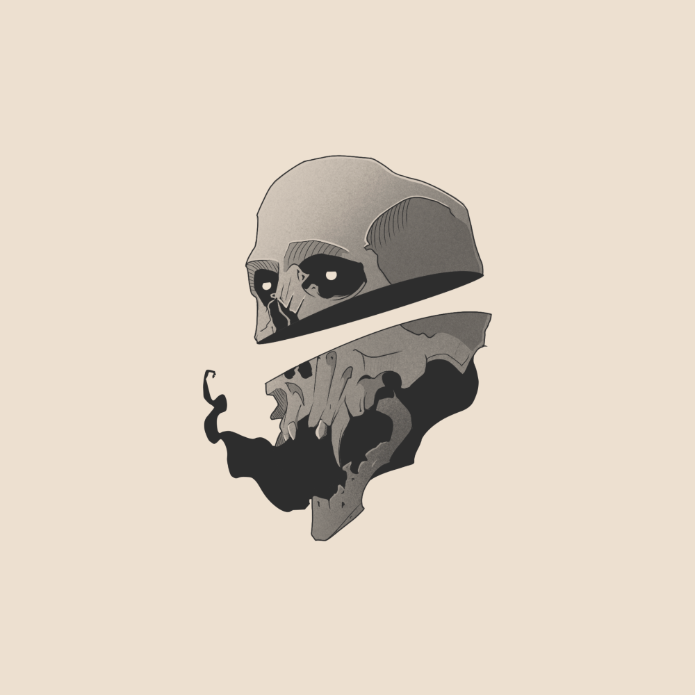Splitting underworld skull - 2002