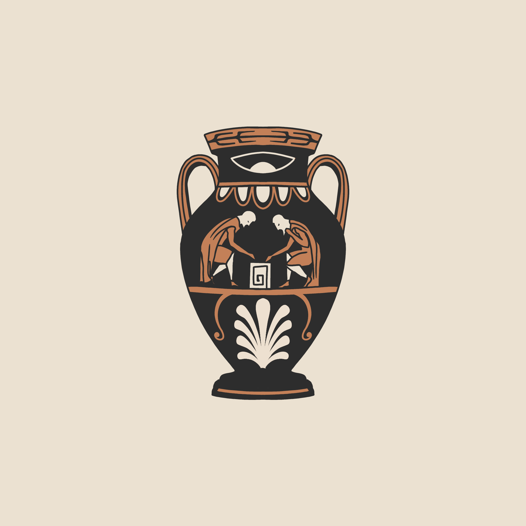 Ajax & Achilles amphora - 1640
