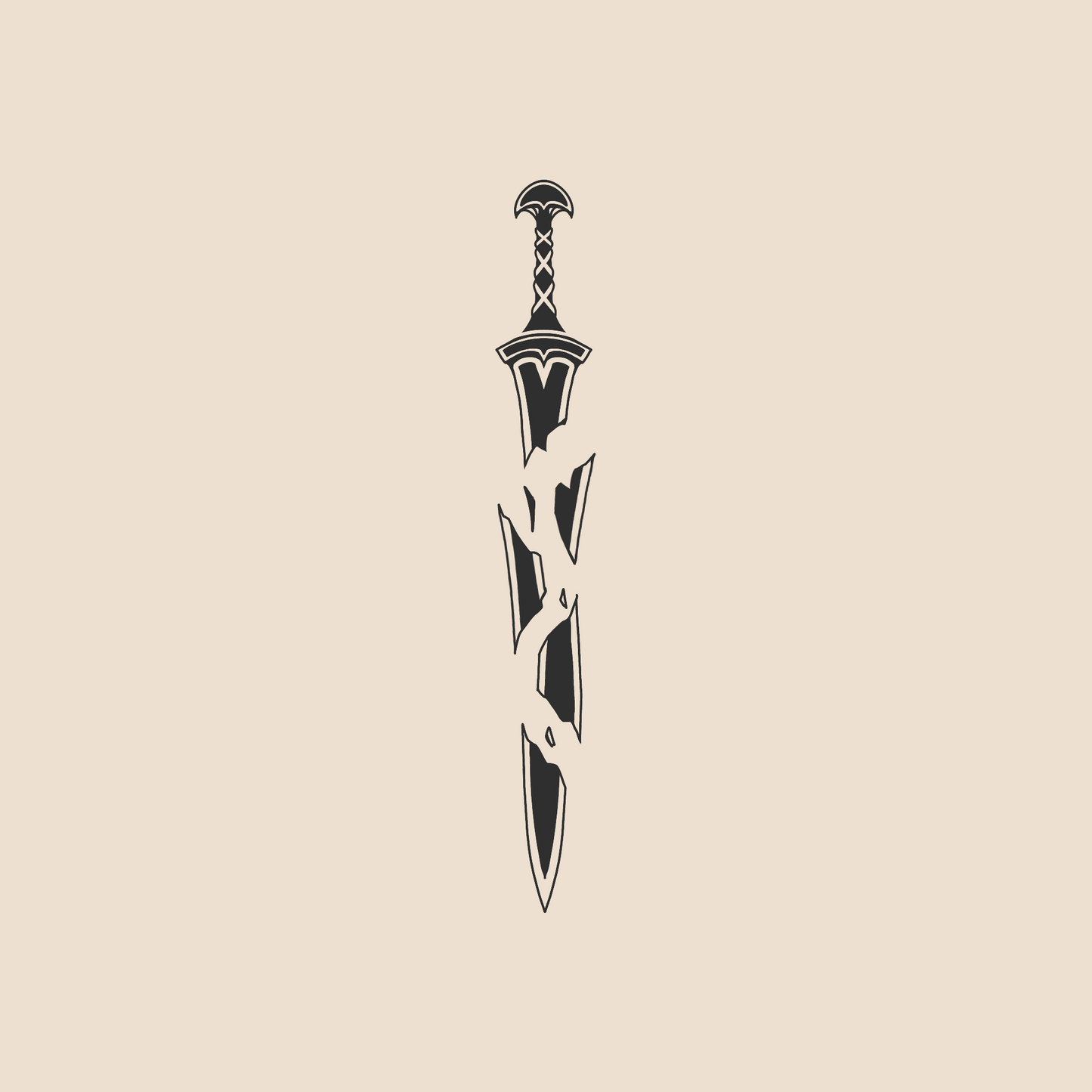 Broken guardian sword - 1282