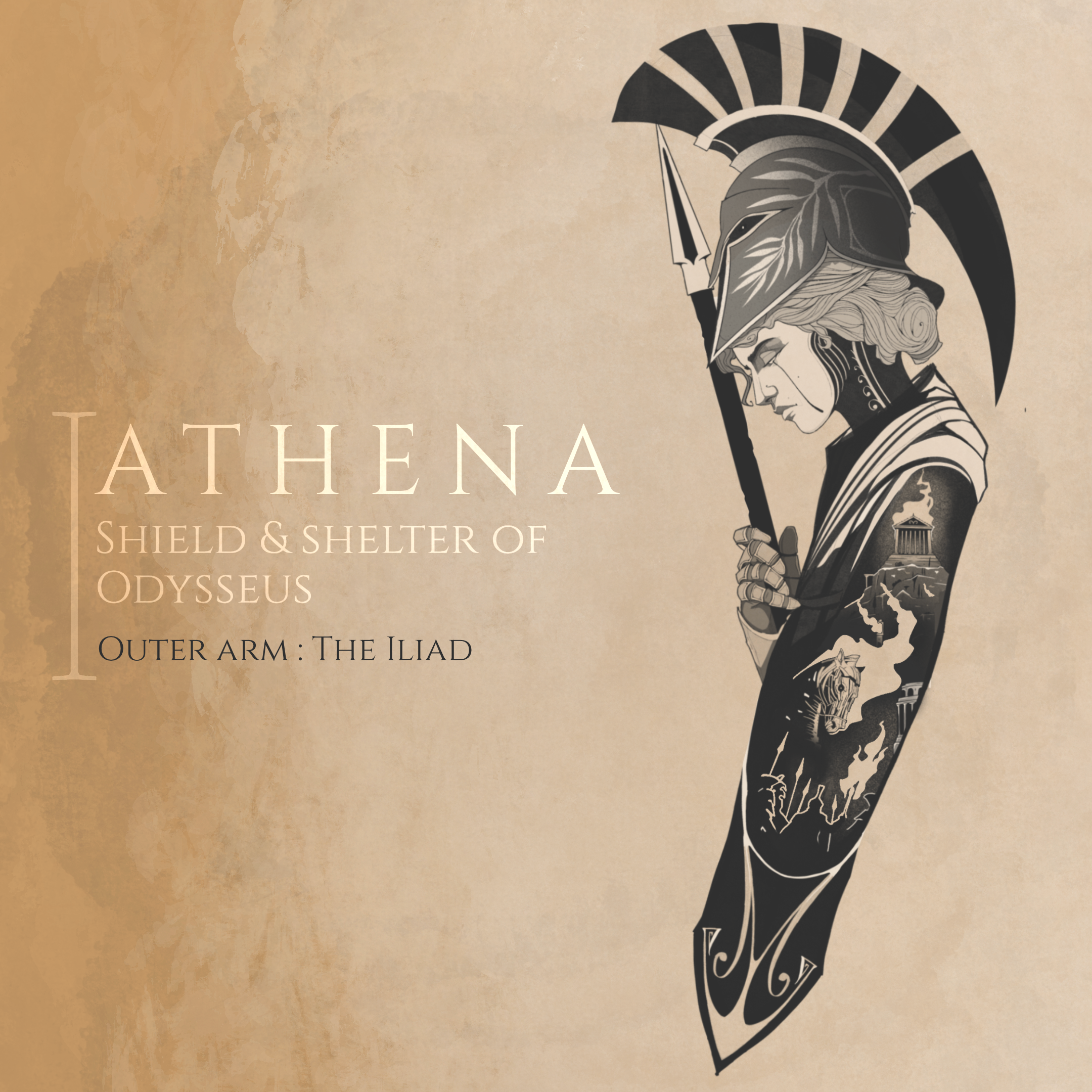 Athena | Shield & Shelter of Odysseus - 1909