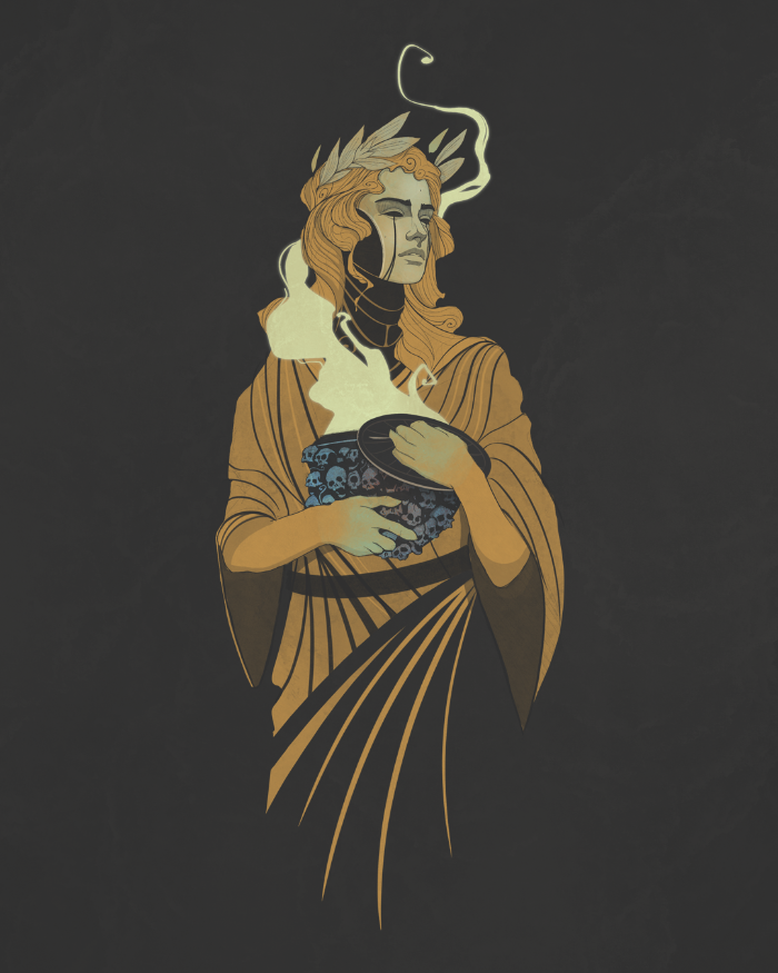 Print - Athena protector of Ulysses