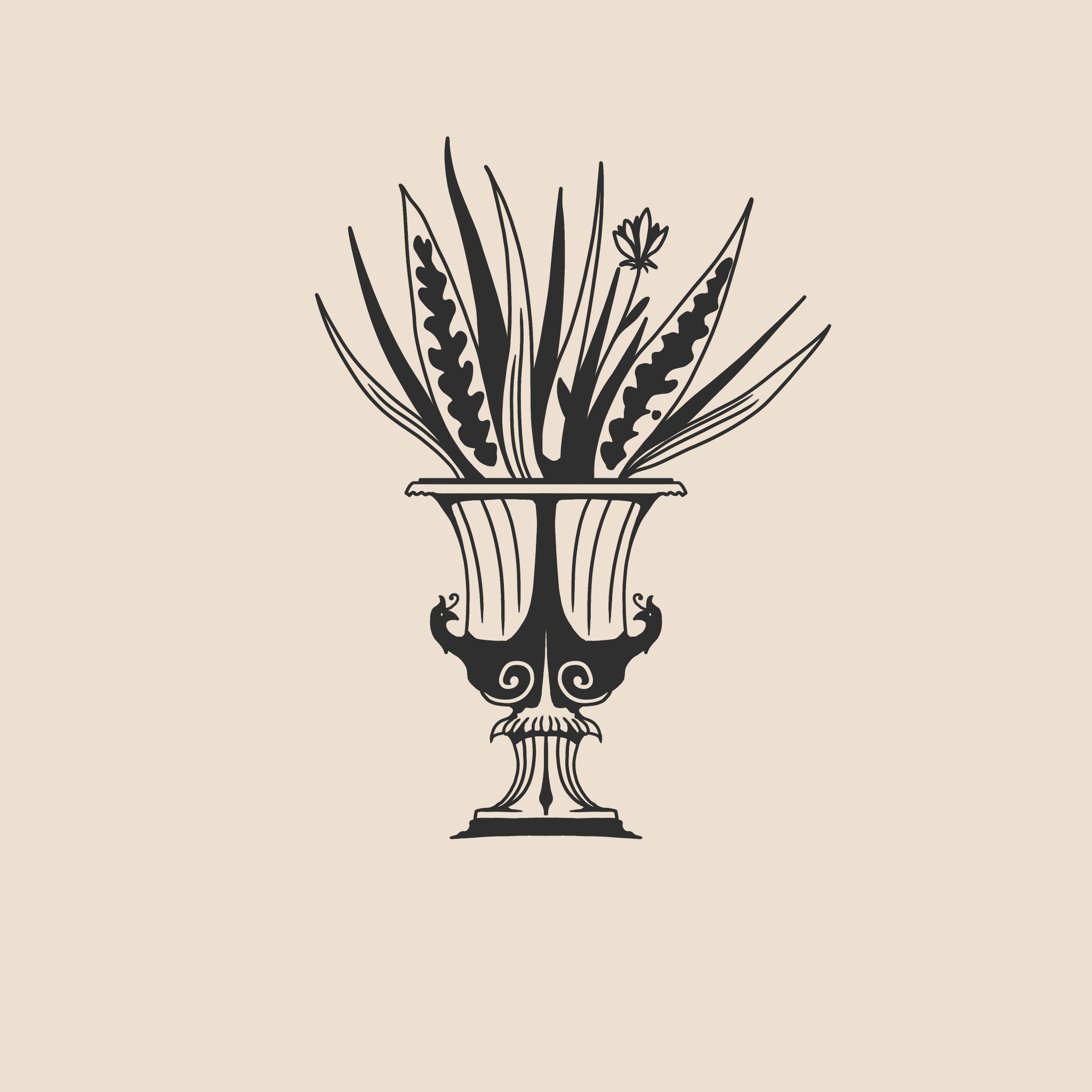 Magical plants amphora - 899