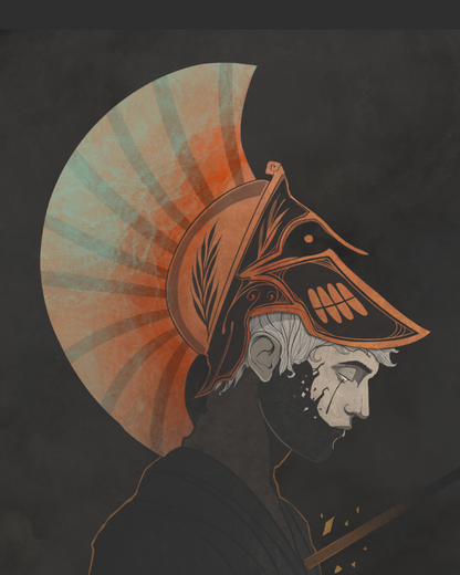 Print - Athena protector of Ulysses