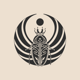 Old kingdom scarab - 1288