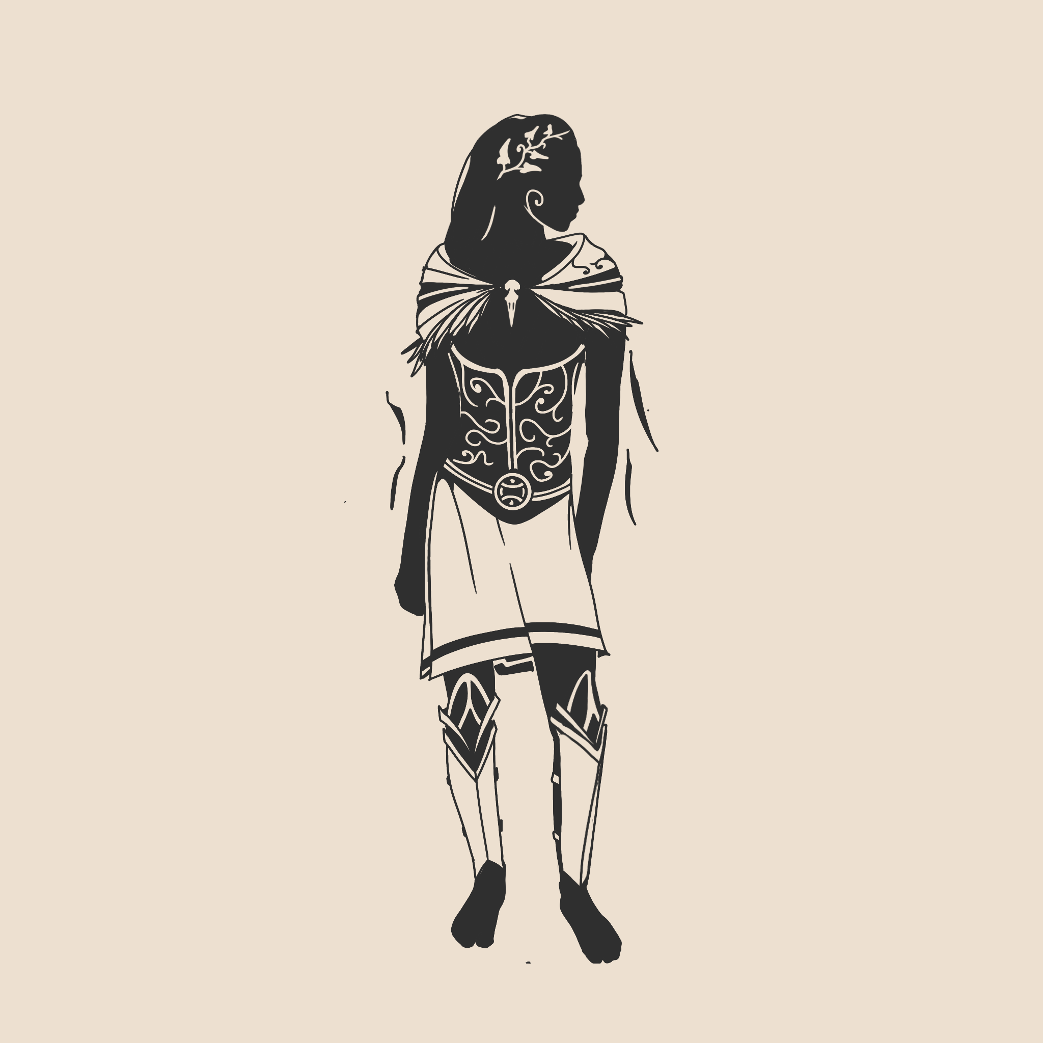 Freyja wearing Valshamr - 876