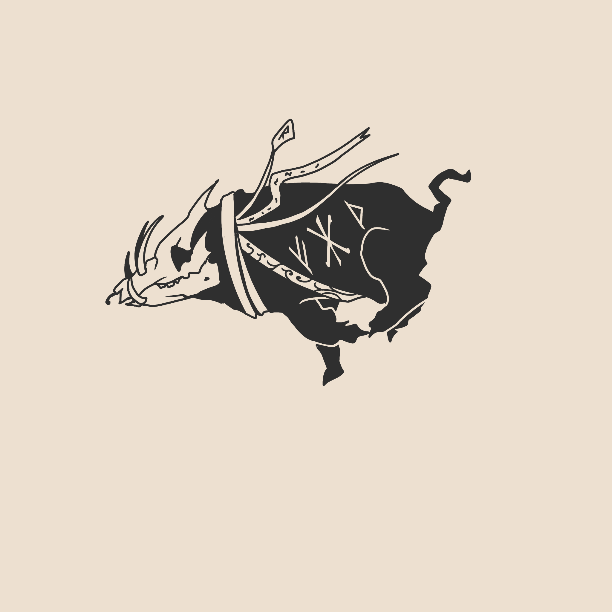 Helheim runic boar - 877