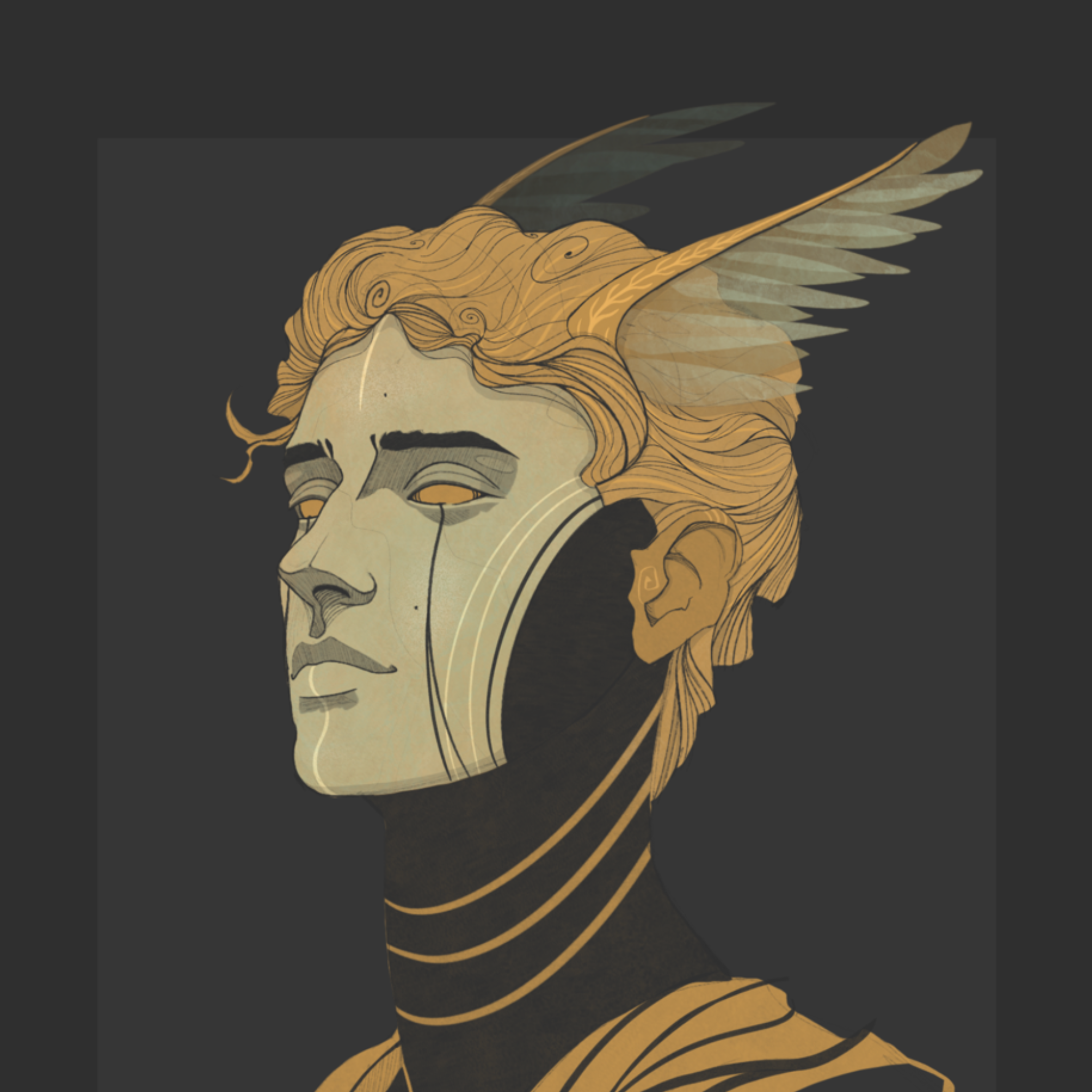 Print - Hermes : the Olympus messenger